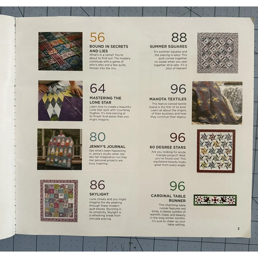 Missouri Star Quilt Co BLOCK 2021 Idea Book Vol 8 Issue 4 Soft Cover Pre-Owned